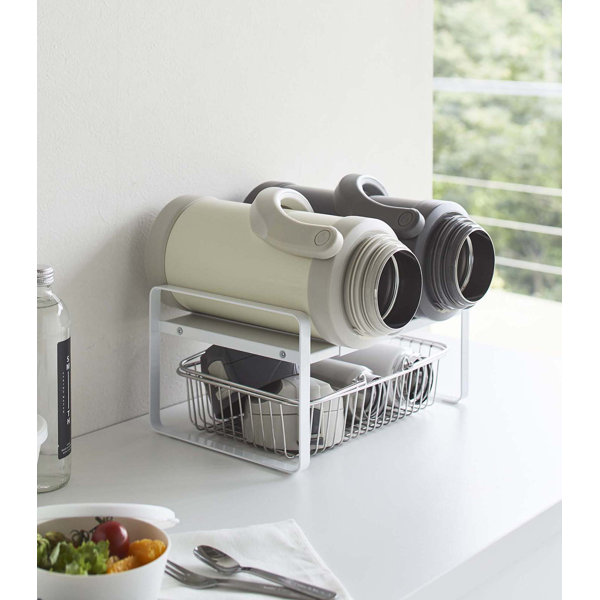 Yamazaki USA Yamazaki Home Steel Kitchen 2 Tiered Shelf Rack